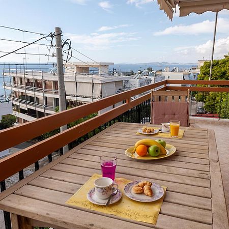 Sea View Apartment 100M From The Beach Saronida エクステリア 写真