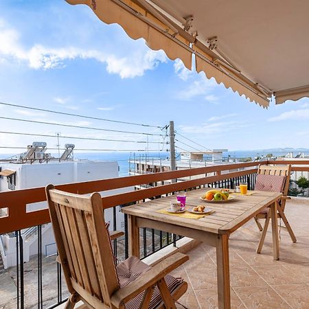 Sea View Apartment 100M From The Beach Saronida エクステリア 写真
