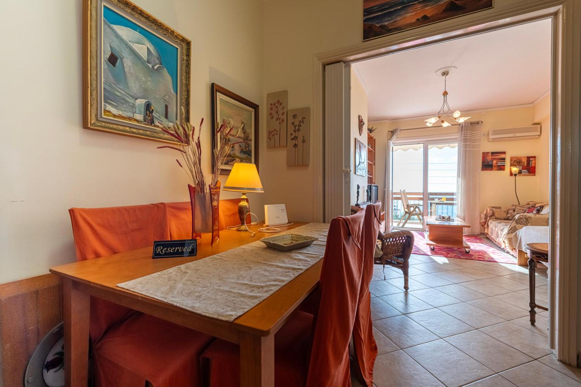 Sea View Apartment 100M From The Beach Saronida エクステリア 写真